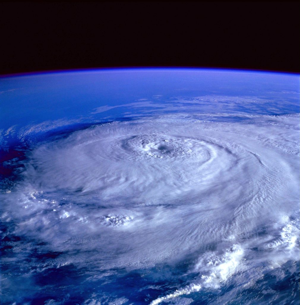 foto del ojo del huracan